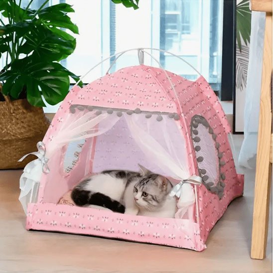 Niche pour chat | Douillette Élégante - chat douillet