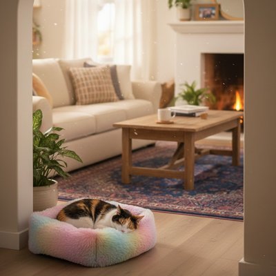 Coussin pour Chat | Somni'Doux - chat douillet