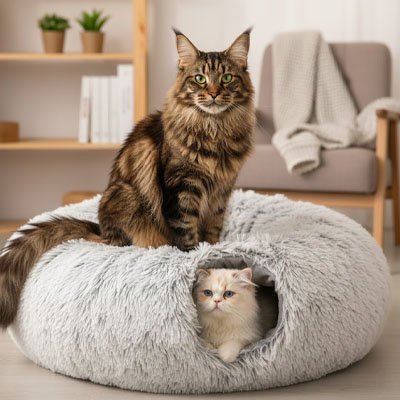 Niche pour chat | Design Confort - chat douillet