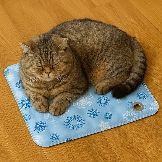 Tapis rafraichissant Chat | FraisFélin - chat douillet